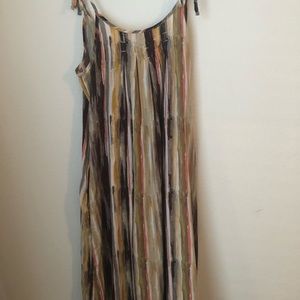 Ecoté Tie strap midi dress